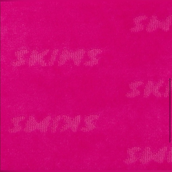 NWOT SKIMS HOT PINK VELOUR SLIP DRESS LIMITED EDITION SOLD OUT XL - Picture 4 of 8